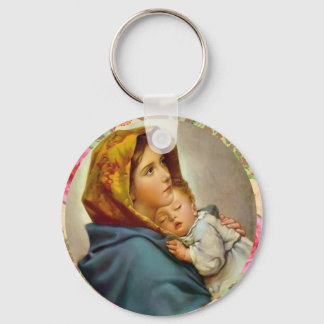 Madonna of the Streets Holy Mary Madonnina Key Ring