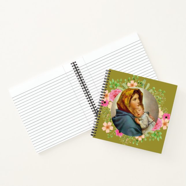 Madonna of the Streets Holy Mary Madonnina Notebook (Inside)