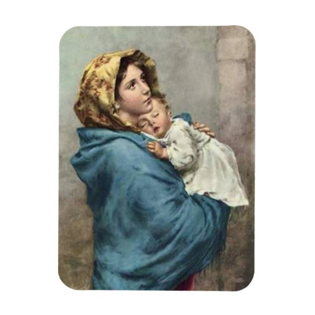 Madonna of the Streets - Religious Magnet (Vertical)