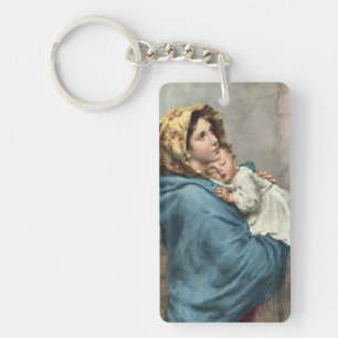 Madonna of the Streets - Religious Magnet Key Ring