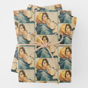 Madonna of the streets — Roberto Ferruzzi Wrapping Paper Sheet