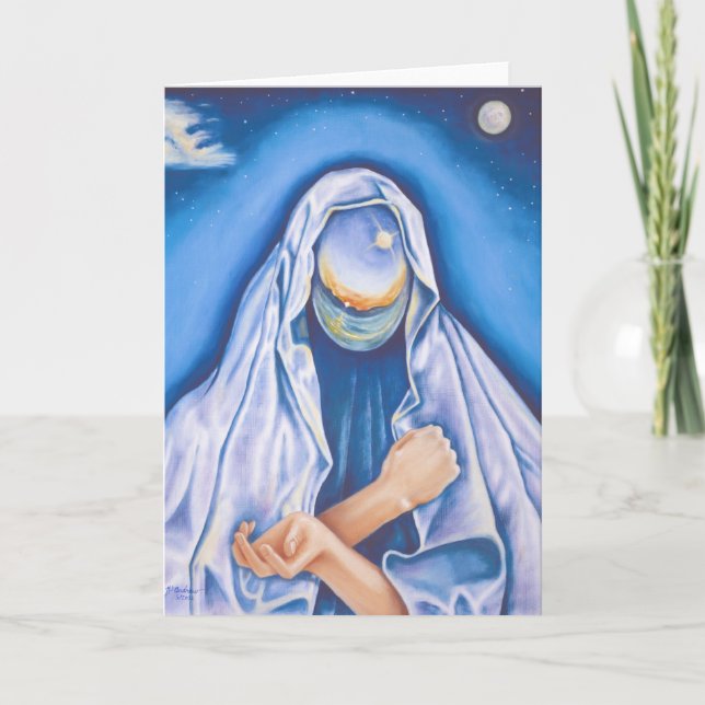"Madonna of the Universe" Spiritual Note Card (Front)