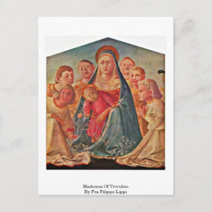 Madonna Of Trivulzio By Fra Filippo Lippi Postcard