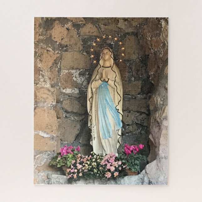 Madonna Shrine Rome Italy Jigsaw Puzzle (Vertical)