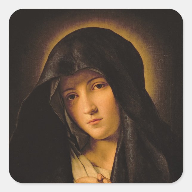 Madonna Square Sticker (Front)