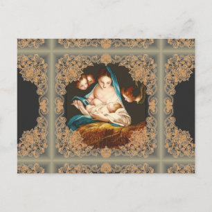 Madonna With Baby Jesus by Carlo Maratta (postcard Holiday Postcard