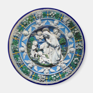 MADONNA WITH CHILD AND ANGELS MAGNET