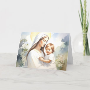 Madonna with Child Jesus Note Card