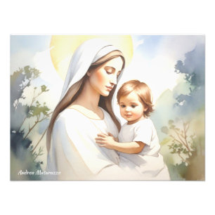 Madonna with Child Jesus Photo Print