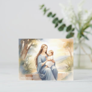 Madonna with Child Jesus Postcard