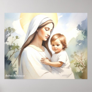 Madonna with Child Jesus Poster