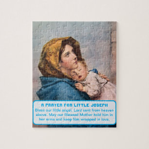 Madonna with Christ Child Baby Boy Keepsake Jigsaw Puzzle