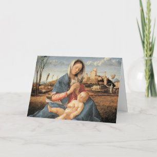 Madonna with Christ Child Holiday Card
