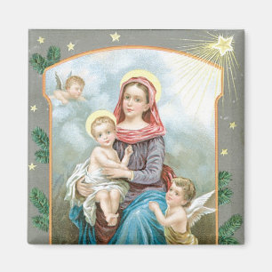 Madonna with Christ Child Magnet