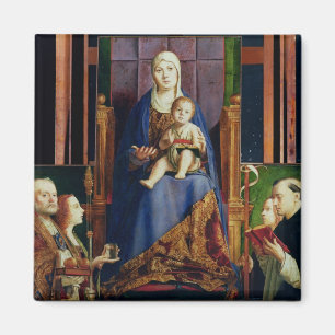 Madonna with Saint Nicholas of Bari Magnet