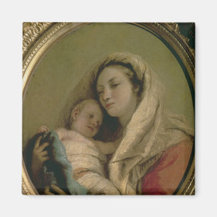 Madonna with Sleeping Child, 1780s Magnet