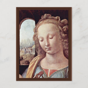 Madonna With The Carnation By Leonardo Da Vinci Postcard