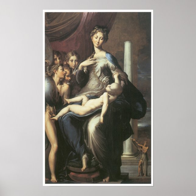 Madonna with the Long Neck, 1534-40 Poster (Front)
