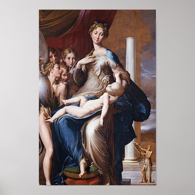 Madonna with the Long Neck, Parmigianino - Poster (Front)