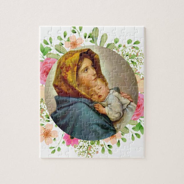 Madonnina Madonna of the Streets Ferruzzi Mary Jigsaw Puzzle (Vertical)