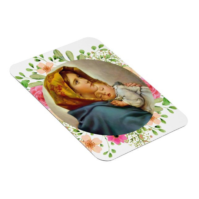 Madonnina Madonna of the Streets Ferruzzi Mary Magnet (Right Side)