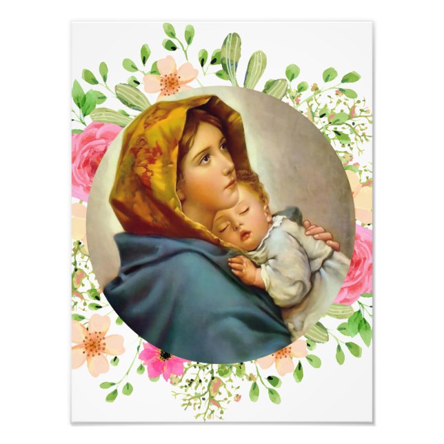 Madonnina Madonna of the Streets Ferruzzi Mary Photo Print (Front)
