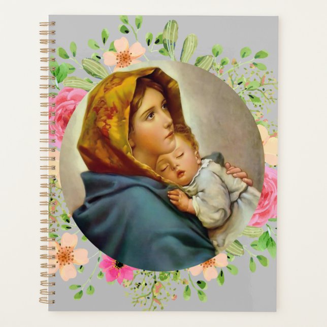 Madonnina Madonna of the Streets Ferruzzi Mary Planner (Front)