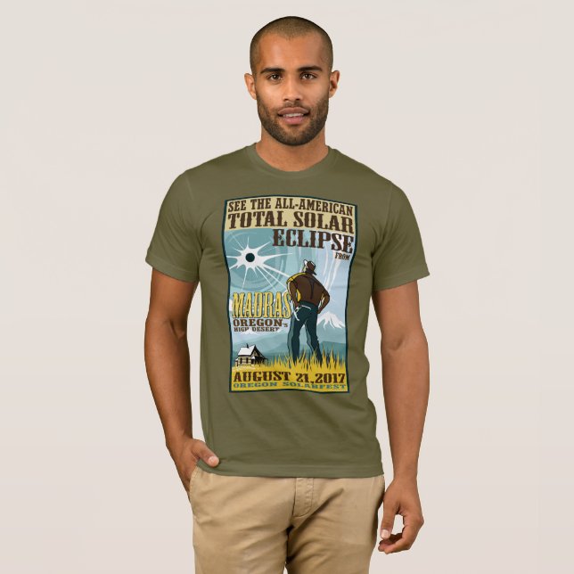 Madras 2017 Solar Eclipse Shirt (Front Full)