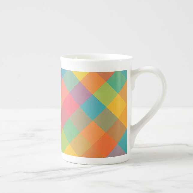Madras Breeze – Diagonal Plaid Speciality Mugs (Right)