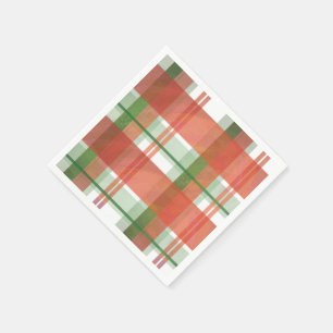 Madras Plaid Christmas Napkin
