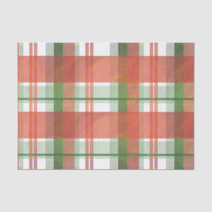 Madras Plaid Christmas Tissue Paper