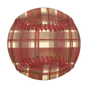 Madras Plaid Fall Red Baseball
