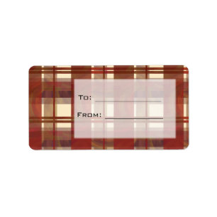 Madras Plaid Fall Red Label