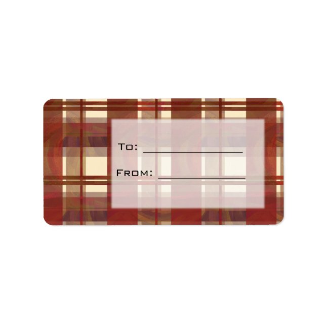 Madras Plaid Fall Red Label (Front)
