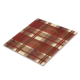 Madras Plaid Fall Red Tile