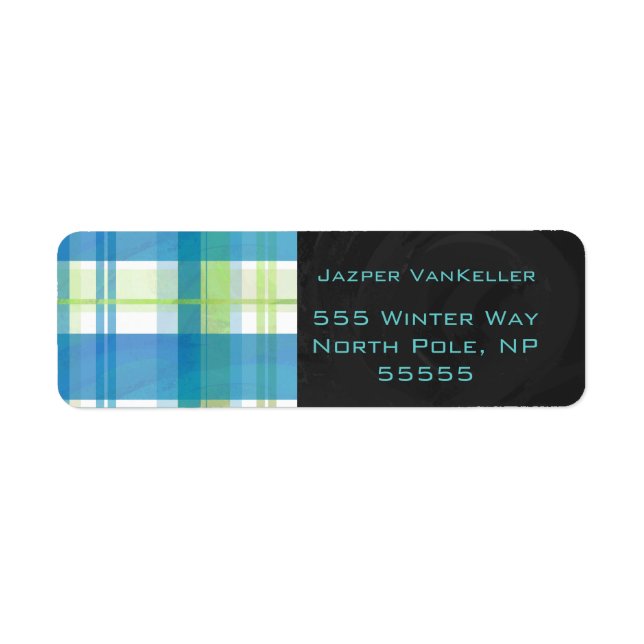 Madras Plaid Green and Blue (Front)