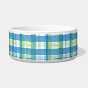 Madras Plaid Green and Blue