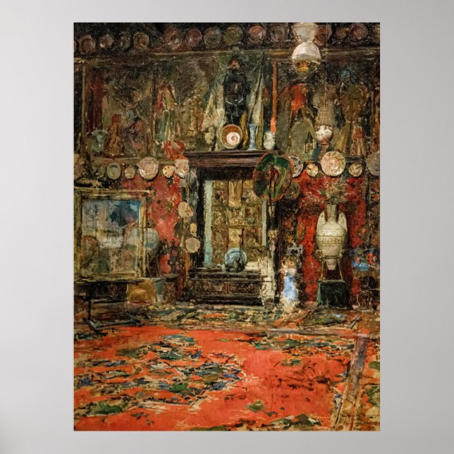 Madrazo Fortuny Studio in Rome Poster (Front)