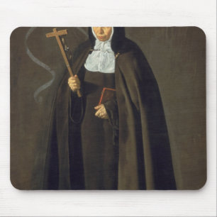 Madre Maria Jeronima de la Fuente, 1620 Mouse Mat