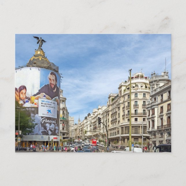 Madrid. #1.  postcard (Front)