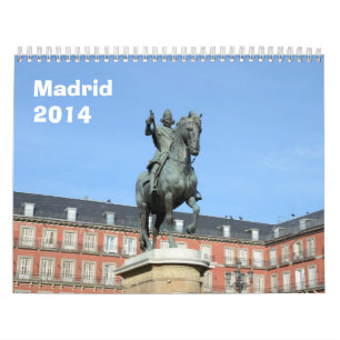 Madrid 2014 wall Calendar