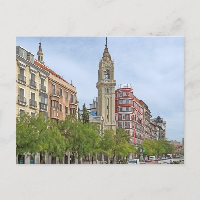 Madrid. #4.   postcard (Front)