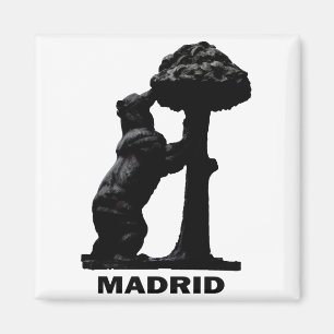 Madrid Bear and the Madrono Tree Magnet