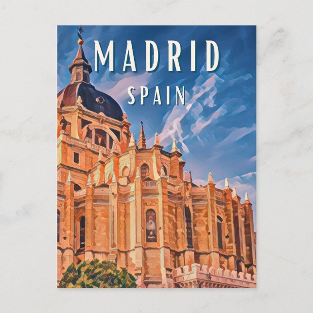 Madrid, city of Spanish gastronomy Postcard (Front)