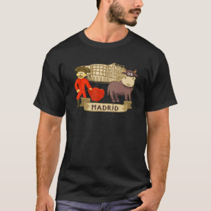 Madrid City Spain souvenir   for men women T-Shirt