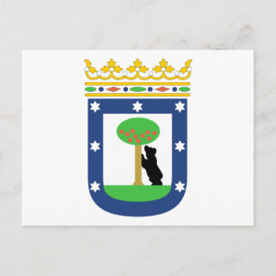 Madrid Coat Of Arms Postcard
