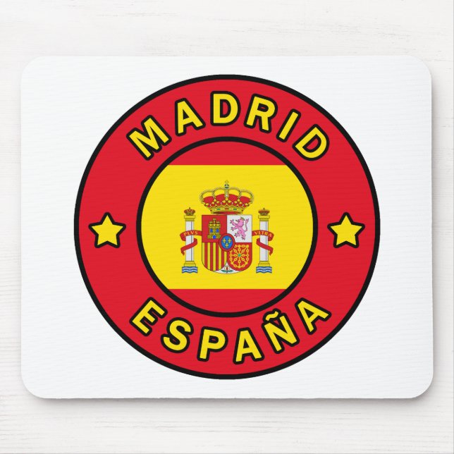 Madrid España Mouse Mat (Front)