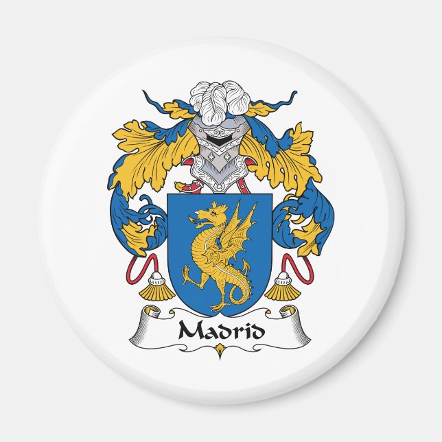 Madrid Family Crest Magnet (Front)
