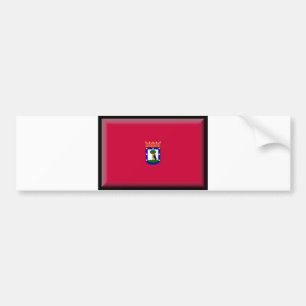 Madrid Flag Bumper Sticker