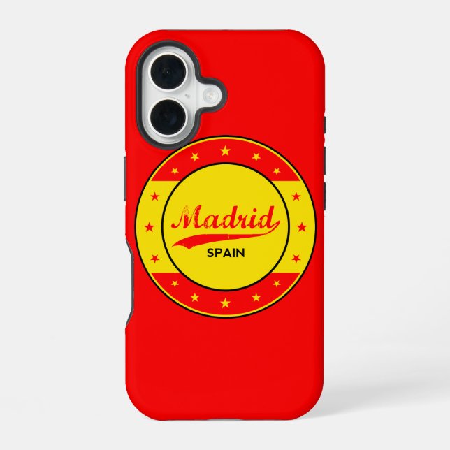 Madrid iPhone 16 Case (Back)